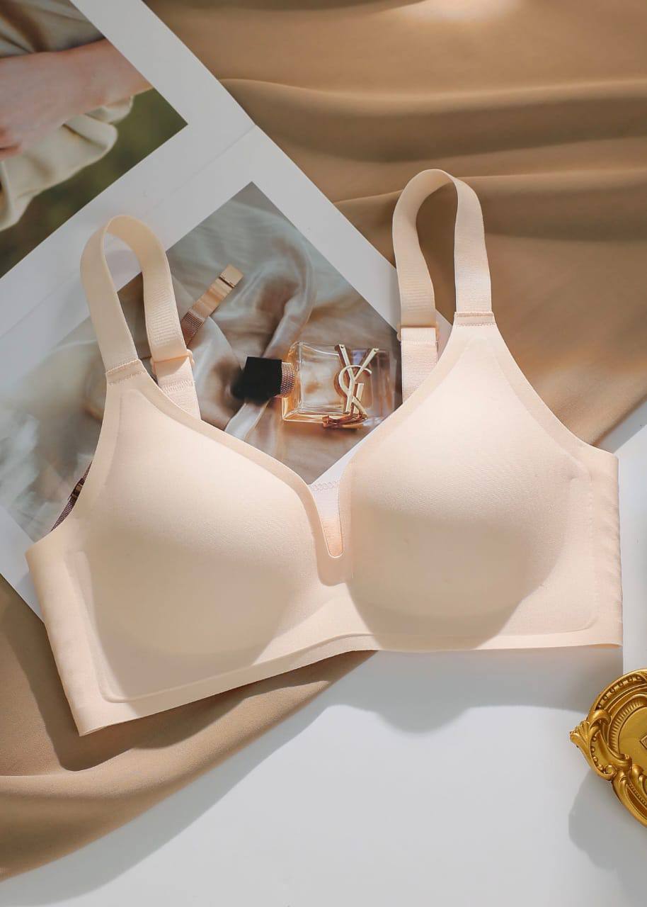 Бюстгальтер без косточек сливочного цвета